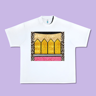 Glitter Pencil Urban Heavy Tee Designed By Cowgirlartshop