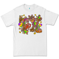 White Texas Mardi Gras Premium Tee - NancyCooperArtShop