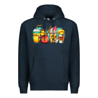 Navy softball coffee Premium Hoodie - Jasminsmagicworld