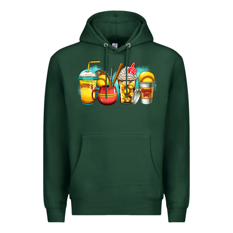 Softball Coffee Premium Hoodie by Jasminsmagicworld | Teevron