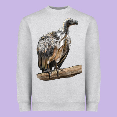 Vulture Bird Heavyweight Sweatshirt Designed By Lillyallendesigns