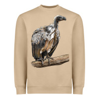 Mushroom Vulture Bird Heavyweight Sweatshirt - LillyAllenDesigns