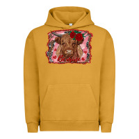 Pigment Peanut Butter be mine highland cow Urban Hoodie - AdoDesignShop