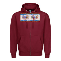 Burgundy all american nurse 15oz mug Zipper Hoodie - Artiststas