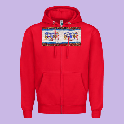 All American Nurse 15oz Mug Zipper Hoodie Designed By Artiststas