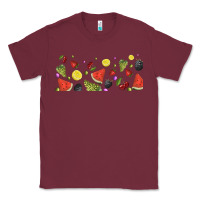 Burgundy summer fruits Classic Tee - TumblerDesignByShophia