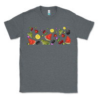 Charcoal Heather summer fruits Classic Tee - TumblerDesignByShophia