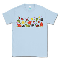 Dusty Blue summer fruits Classic Tee - TumblerDesignByShophia