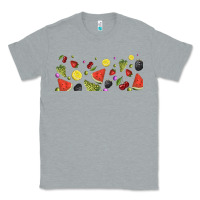 Heather Grey summer fruits Classic Tee - TumblerDesignByShophia