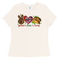 Bone Peace love tacos Ladies Tee - NancyCooperArtShop