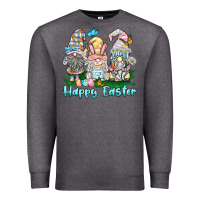 Charcoal Heather happy easter gnome Premium Sweatshirt - BarkalooDesign