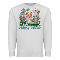 Dove Grey happy easter gnome Premium Sweatshirt - BarkalooDesign