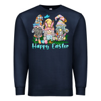 Navy happy easter gnome Premium Sweatshirt - BarkalooDesign