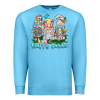 Ocean Blue happy easter gnome Premium Sweatshirt - BarkalooDesign