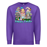 Purple happy easter gnome Premium Sweatshirt - BarkalooDesign
