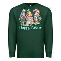 Sports Green happy easter gnome Premium Sweatshirt - BarkalooDesign