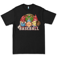 Black Baseball gnomes Premium Tee - NancyCooperArtShop