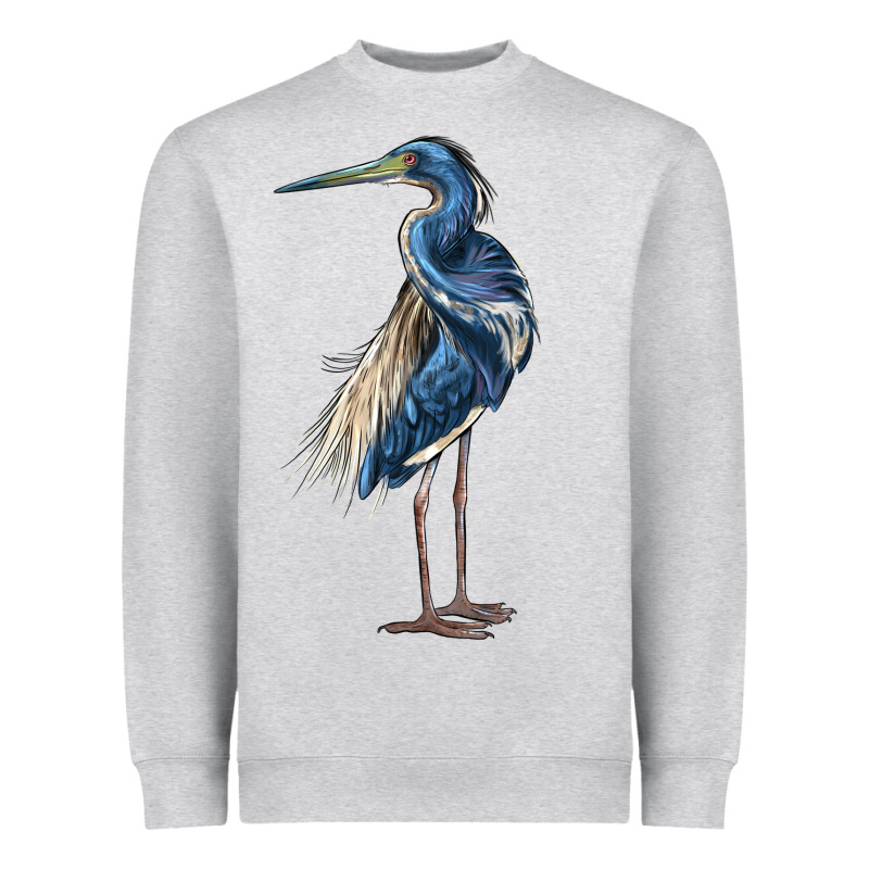 Louisiana Heron Heavyweight Sweatshirt by LillyAllenDesigns | Teevron
