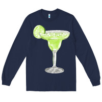 Navy martini fa element Long Sleeve Tee - FaDigitalArtStudio