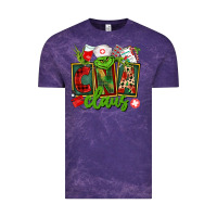 Cloud Purple cna  certified nursing assistant claus Vintage Tee - CowGirlArtShop