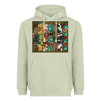 Matcha western patterns brushstroke Heavyweight Hoodie - BarkalooDesign