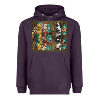 Plum western patterns brushstroke Heavyweight Hoodie - BarkalooDesign