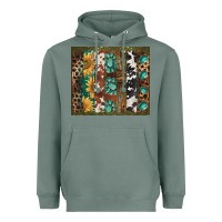 Sage western patterns brushstroke Heavyweight Hoodie - BarkalooDesign