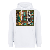 White western patterns brushstroke Heavyweight Hoodie - BarkalooDesign