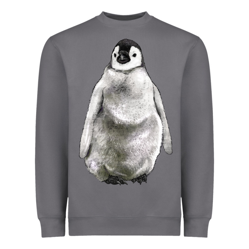 Baby Penguin Heavyweight Sweatshirt by LillyAllenDesigns | Teevron