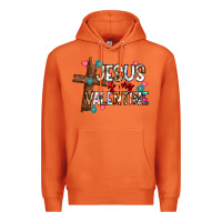 Carrot jesus is my valentine Premium Hoodie - CowhideDigitalArt