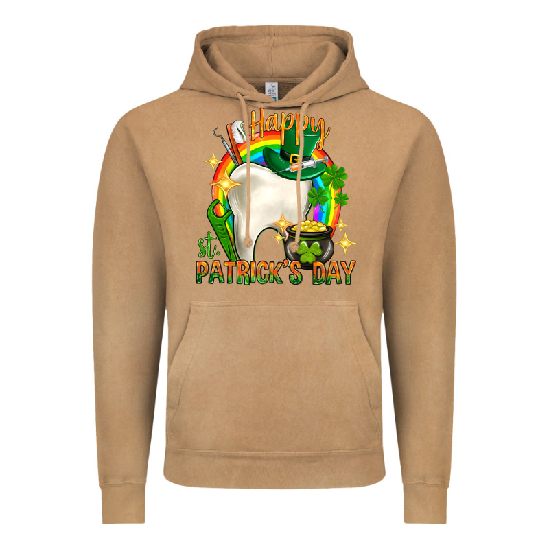 Happy Dentist St. Patrick's Day Vintage Hoodie by HowdyJamesFarm | Teevron