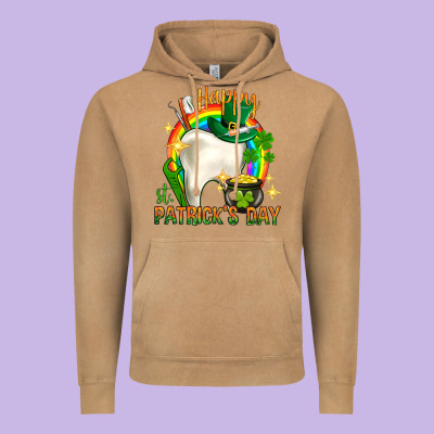 Happy Dentist St. Patrick's Day Vintage Hoodie Designed By Howdyjamesfarm