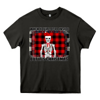 Asphalt When You re Dead Inside But It Christmas Skeleton Heavy Core Tee - Bettercallsaul