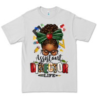 Dove Grey assistant director life afro messy bun Premium Tee - texasbilliewilder