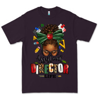 Plum assistant director life afro messy bun Premium Tee - texasbilliewilder