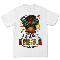 White assistant director life afro messy bun Premium Tee - texasbilliewilder