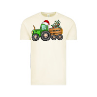 Vintage Arctic christmas tractor Vintage Tee - CowGirlArtShop