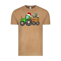 Christmas Tractor Vintage Tee | Teevron