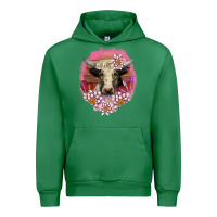 Emerald v.d lotus and cow Urban Hoodie - AdoDesignShop