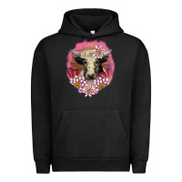 Pigment Black v.d lotus and cow Urban Hoodie - AdoDesignShop