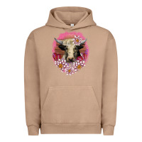 Pigment Burro v.d lotus and cow Urban Hoodie - AdoDesignShop