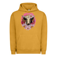 Pigment Peanut Butter v.d lotus and cow Urban Hoodie - AdoDesignShop