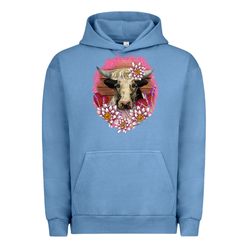 V.d Lotus And Cow Urban Hoodie by AdoDesignShop | Teevron