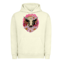 Pigment Pistachio v.d lotus and cow Urban Hoodie - AdoDesignShop