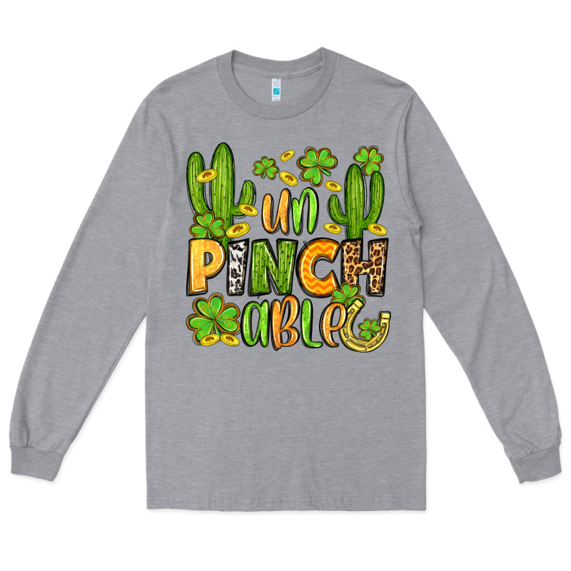 Un Pinch Able  St. Patrick's Day Long Sleeve Tee by OliviaCreatesArt | Teevron