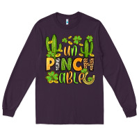 Plum un pinch able  st. patrick's day Long Sleeve Tee - OliviaCreatesArt