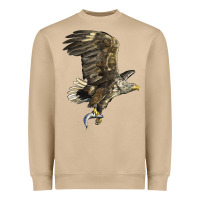 Mushroom American White Sea Eagle Heavyweight Sweatshirt - LillyAllenDesigns