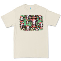 Bone baby cow floral aztec background Premium Tee - Jasminsmagicworld