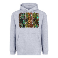 Heather Grey western camouflage brushstroke Heavyweight Hoodie - BarkalooDesign