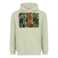 Matcha western camouflage brushstroke Heavyweight Hoodie - BarkalooDesign